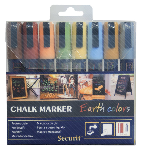 Krijtstift Securit SMA-510 schuin 2-6mm ass