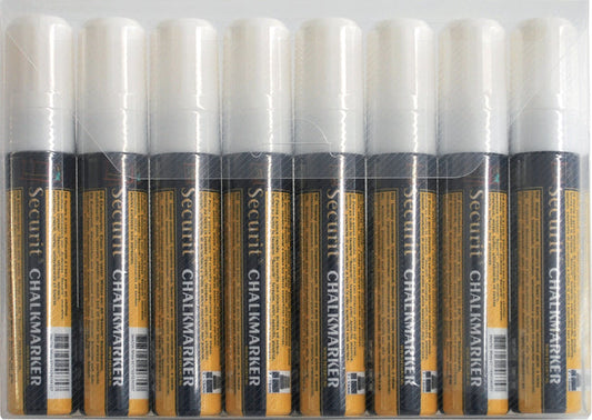 Krijtstift Securit SMA-720 blokpunt 7-15mm wit