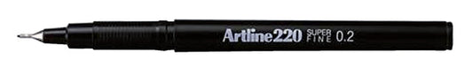 Fineliner Artline 220 rond SF zwart
