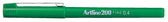 Fineliner Artline 200 rond F groen