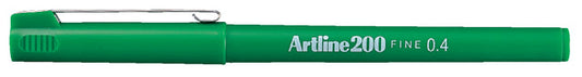 Fineliner Artline 200 rond F groen