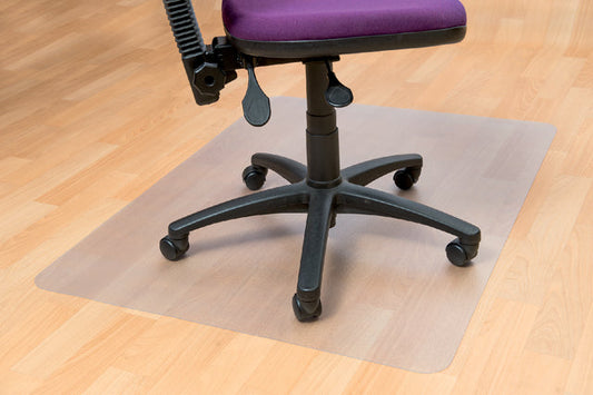 Stoelmat Floortex PVC 120x90cm harde vloeren