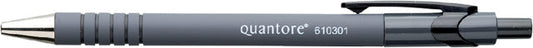 Balpen Quantore grip drukknop zwart