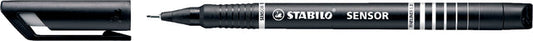 Fineliner STABILO Sensor 189/46 F zwart