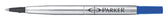 Rollerpenvulling Parker Quink M blauw
