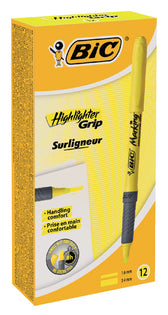 Markeerstift Bic brite liner grip geel - afbeelding 6