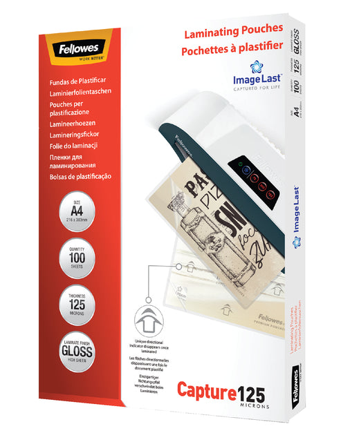 Lamineerhoes Fellowes A4 2x125micron