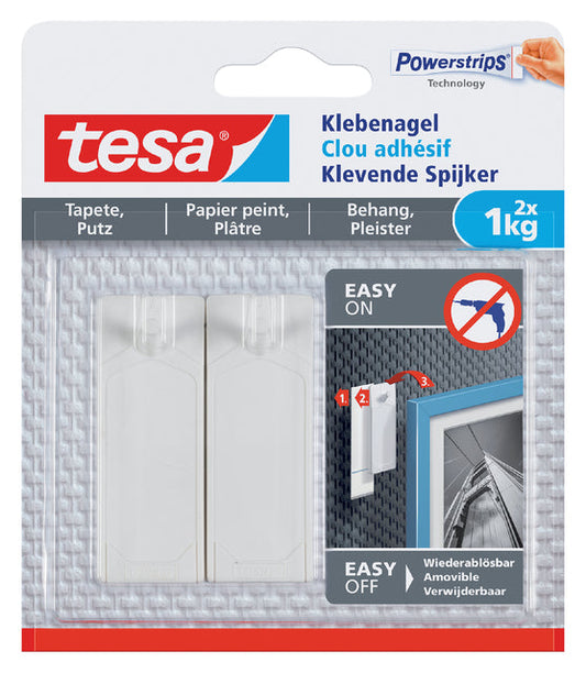 Klevende spijker tesa behang pleister 1kg