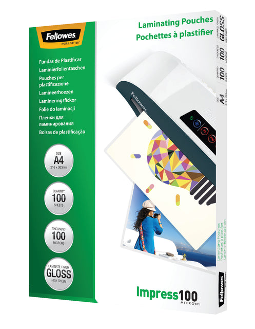 Lamineerhoes Fellowes A4 2x100micron