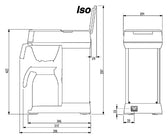 Koffiezetapparaat Bravilor Iso incl thermoskan - afbeelding 2