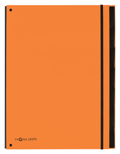 Sorteermap Pagna trend 7tab A4 oranje
