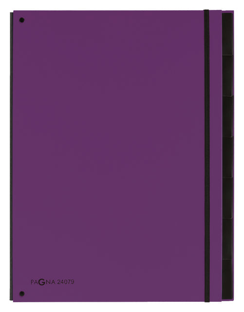 Sorteermap Pagna trend 7tab A4 lila