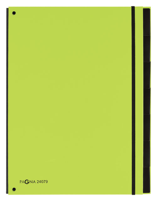 Sorteermap Pagna trend 7tab A4 appelgroen