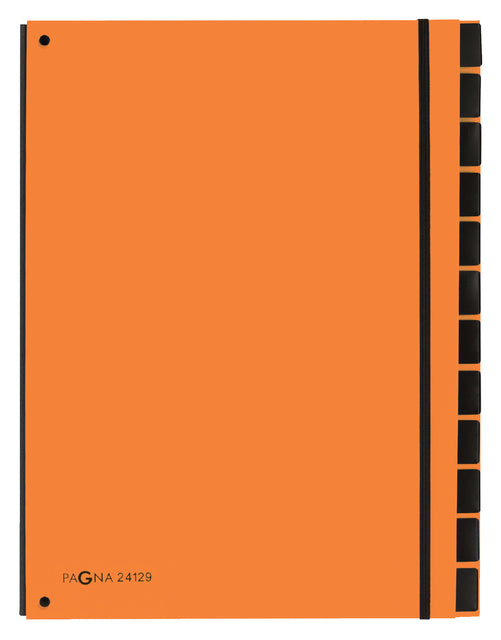 Sorteermap Pagna trend 12tab A4 oranje