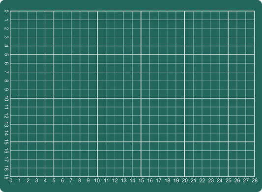 Snijmat A4 300x220mm groen