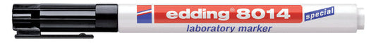 Viltstift edding 8014  lab rond 1mm zwart