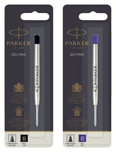 Balpenvulling Parker Quink breed zwart - afbeelding 2