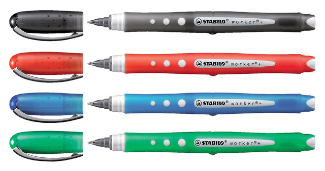 Rollerpen STABILO worker color 2019/46 M zwart