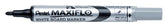 Whiteboardmarker Pentel MWL5S 1mm zwart