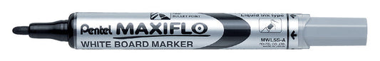 Whiteboardmarker Pentel MWL5S 1mm zwart