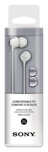 Oortelefoon Sony EX15LP basic wit - afbeelding 2