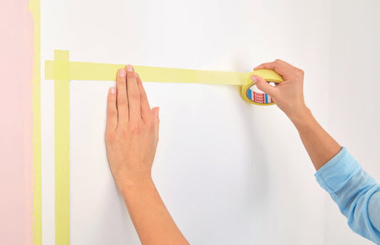 Afplaktape tesa Prof 25mx38mm geel