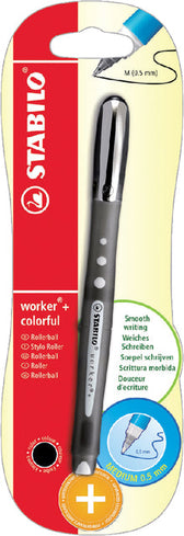 Rollerpen STABILO worker color 2019/46 M blist zw