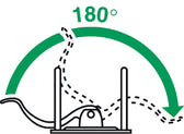 Ordner Leitz 1010 180° 80mm PP A4 grijs - afbeelding 3