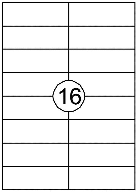 Etiket Quantore 105x37mm 1600st