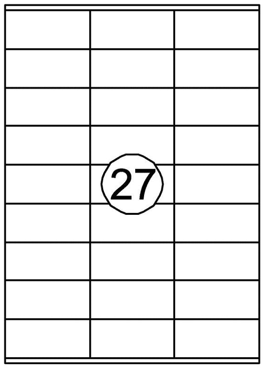 Etiket Quantore 70x32mm 2700st