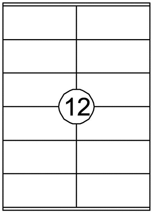 Etiket Quantore 105x48mm 1200st