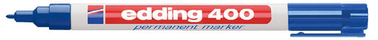 Viltstift edding 400 rond 1mm blauw