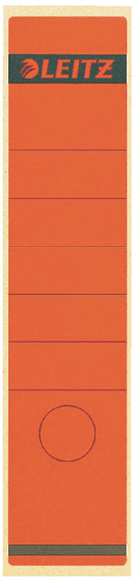 rugetiket Leitz  62x285mm zelfkl rood