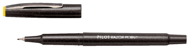 Fineliner PILOT Razor Point SW-10 PP F zwart