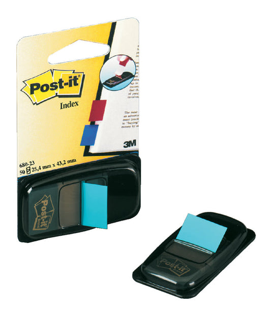 Indextabs Post-it 680 25.4x43.2mm felblauw