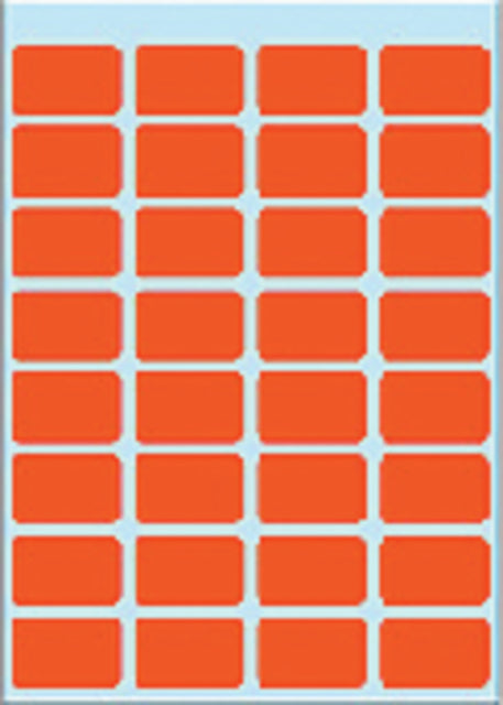 Etiket HERMA 3642 12x19mm rood 160stuks