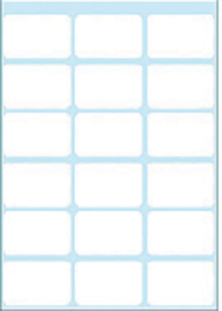 Etiket HERMA 3746 17x26mm wit 126 stuks
