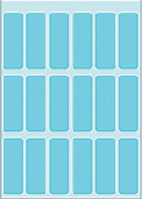Etiket HERMA 3653 12x34mm blauw 90stuks