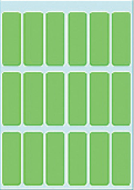 Etiket HERMA 3655 12x34mm groen 90stuks