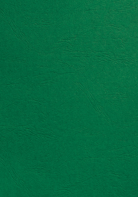 Voorblad GBC A4 karton lederlook 250gr groen