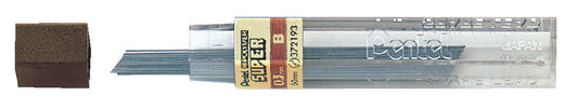 Potloodstift Pentel B 0.3mm 12st zwart