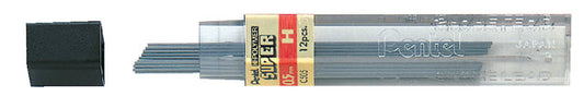 Potloodstift Pentel H 0.5mm 12st zwart