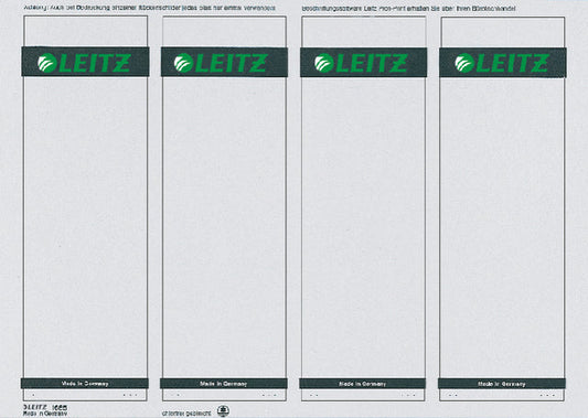 RUGETIKET LEITZ 1080 PRINTBAAR 62X192MM ZELFKL