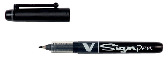 Fineliner PILOT V Sign SW-VSP F zwart