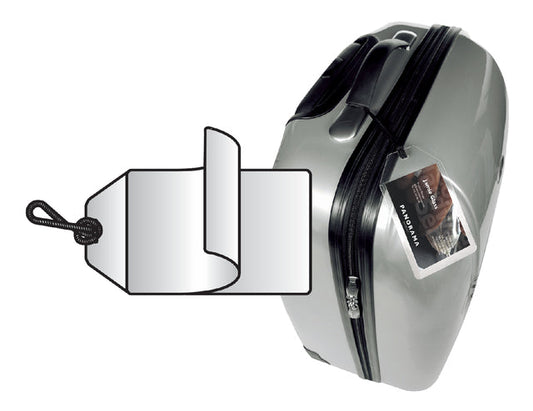 Label bagage Djois 3L 11120 72x123mm nylon tr 10st