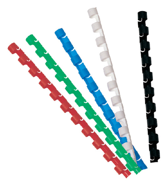 Bindrug GBC 8mm 21rings A4 blauw