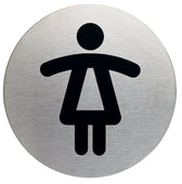 Infobord pictogram Durable wc dames rond 83mm