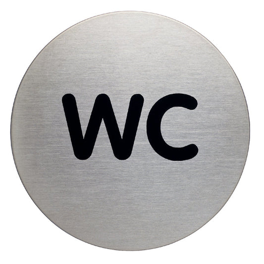 Infobord pictogram Durable wc rond 83mm