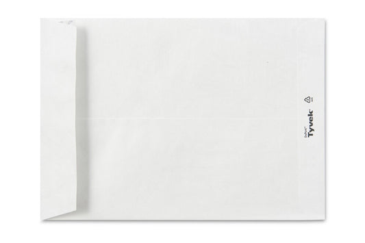 zakomslag Envelop Tyvek® met H-Bodem 160µ wit 250 x 353 x 38