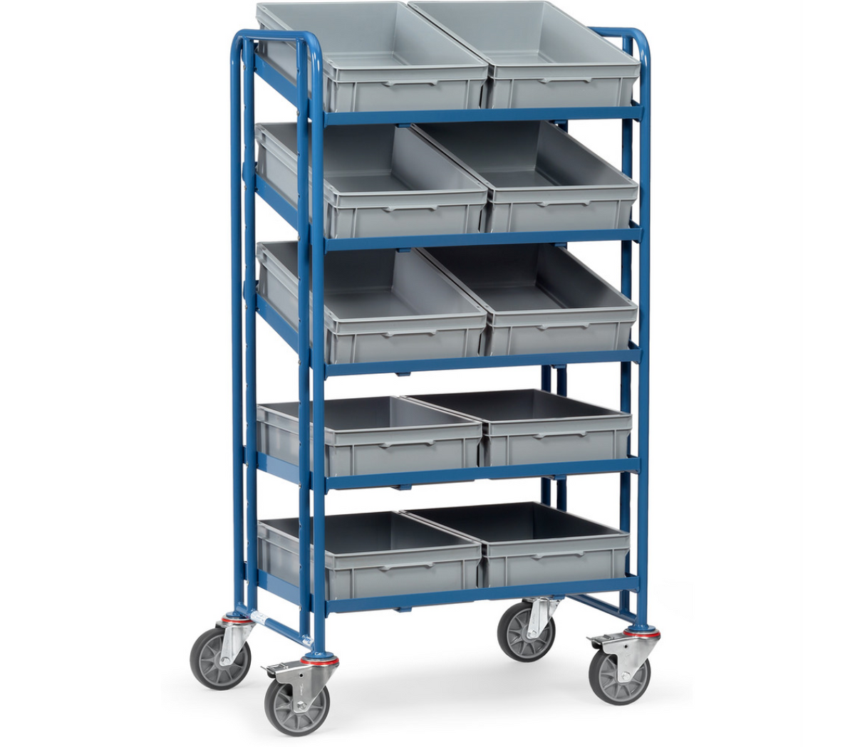 Eurobakken wagen 1372 - met 10 bakken - Laadvlak 820 x 610 mm